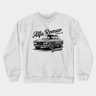 Alfa Romeo Giulia Vintage Car Crewneck Sweatshirt